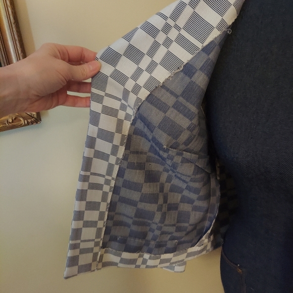 Vintage Retro Geometric Amy Adams Knits Jacket, 16A - Picture 9 of 11